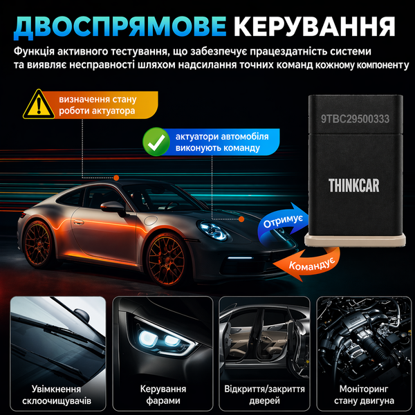 Автосканер Thinkcar D200 для Android, IOS 11575 фото